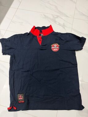 Motul Navy Polo with Red Trim